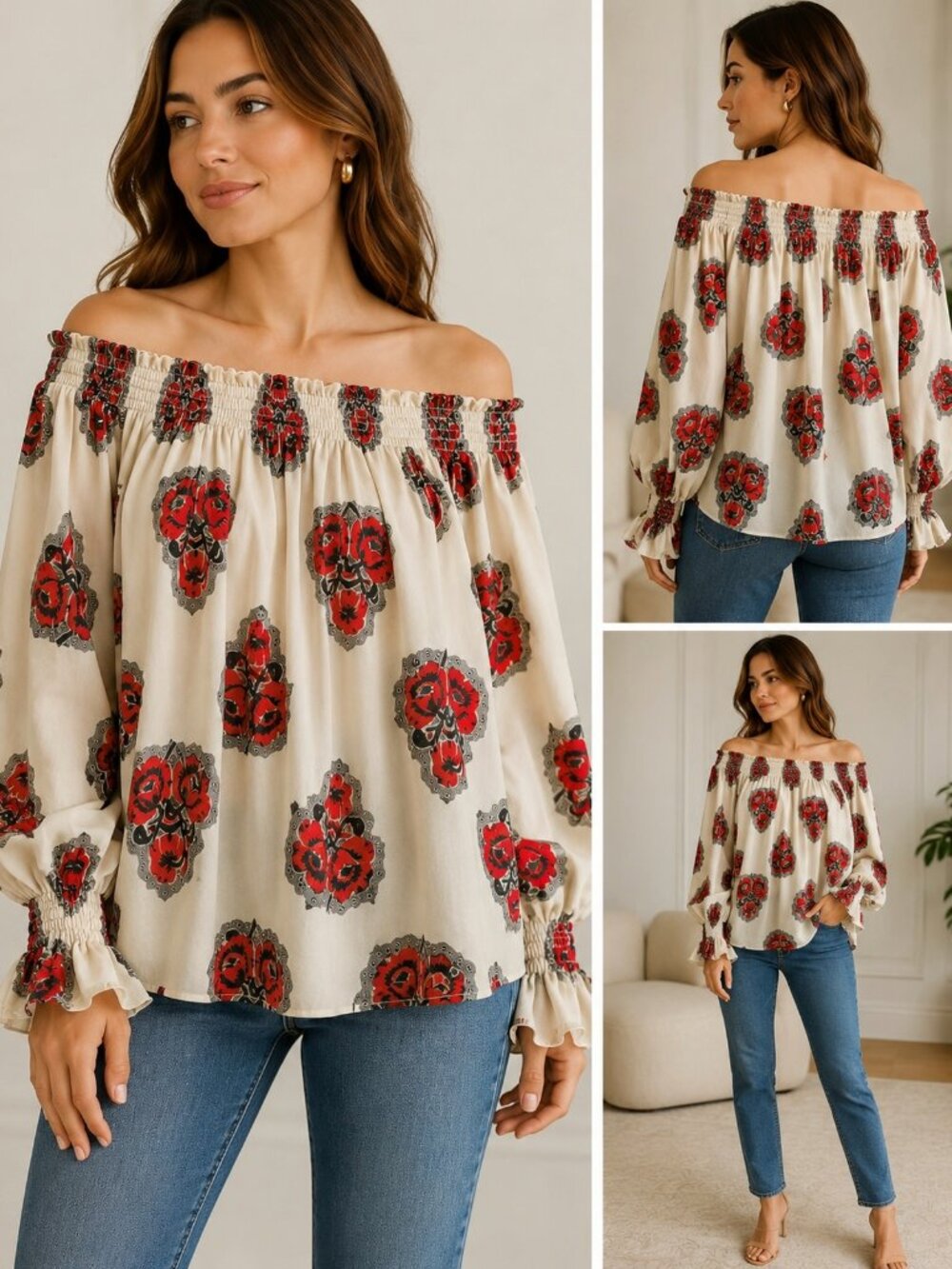 Alexander McQueen Silk Skull Print Pullover Blouse – Size 44